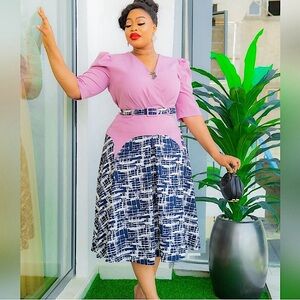 Adorable Color block dress